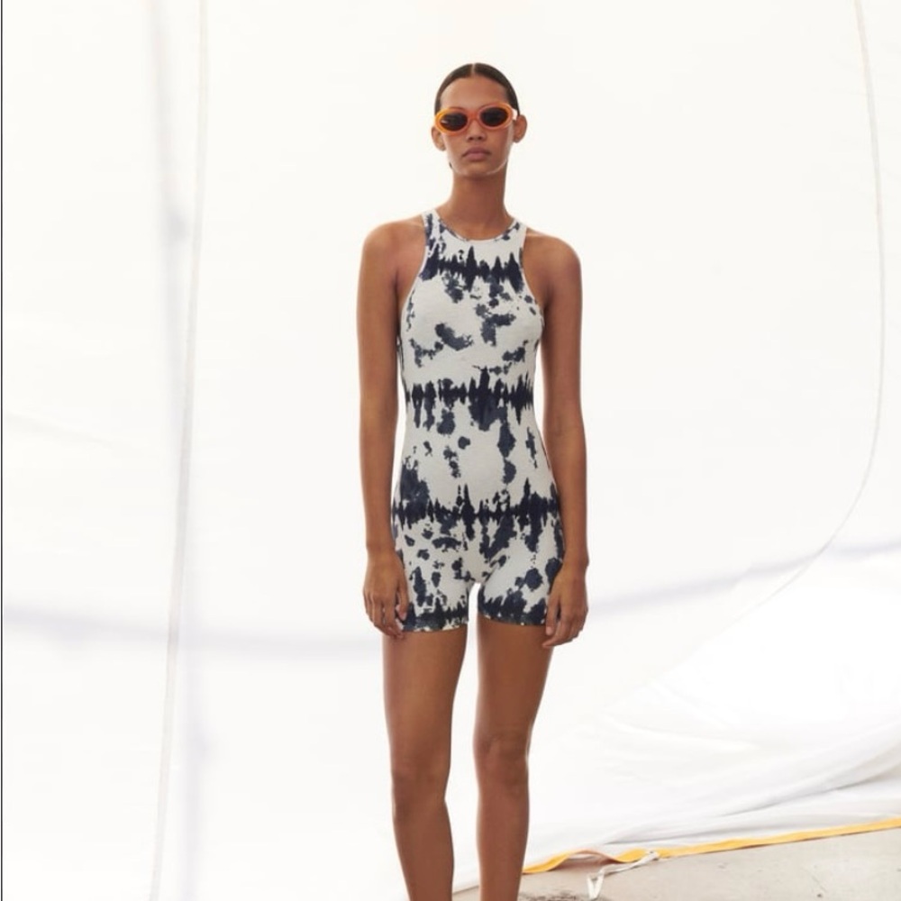 Zara tie dye romper never worn w/ tags